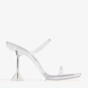 Amina Muaddi Brito Slipper 95mm CLEAR HEELS size 39